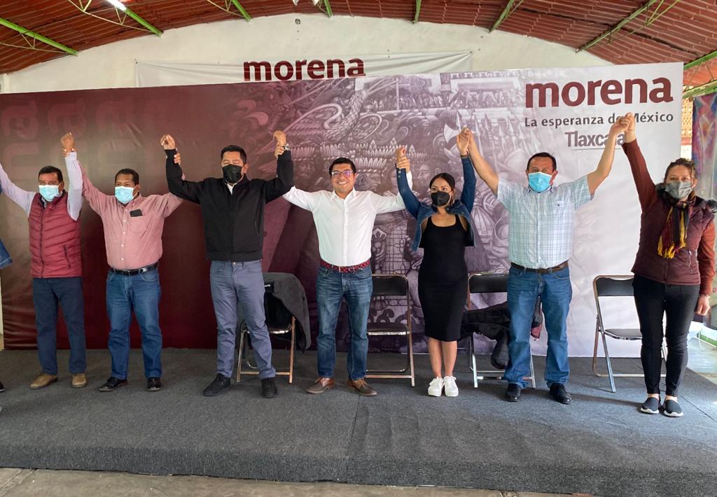 Se suman autoridades municipales a Morena en Tlaxcala
